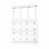 Closet Dividers White Adjustable Non-Perforated Steel 6