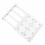 Closet Dividers White Adjustable Non-Perforated Steel 5