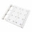 Closet Dividers White Adjustable Non-Perforated Steel 8