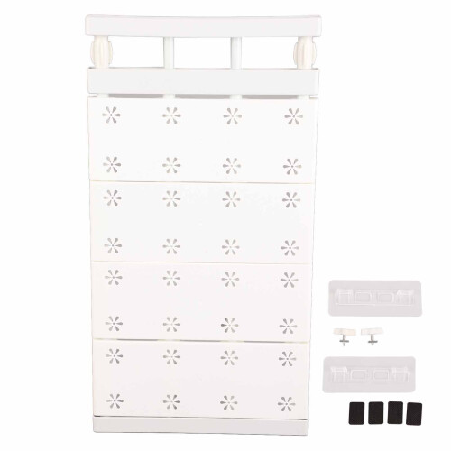 Divisórias brancas para armários e guarda-roupas, 24 cm