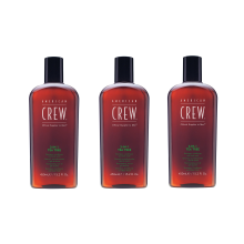 American Crew 3-In-1 Tea Tree Shampoo, Conditioner and Body Wash 450ml x3