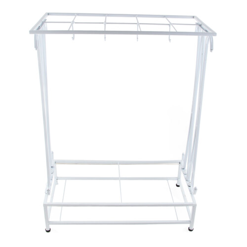 White Iron Umbrella Storage Rack,10 Holes 2