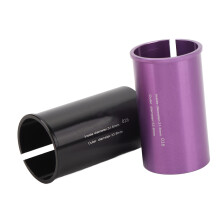 2 Stück Aluminiumlegierung Sattelstützen-Reduzierhülse 31,6-33,9 mm für Mountain- & Rennradfahren