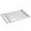 Stretchable Perforation-Free Closet Shelves Divider 24cm White 10