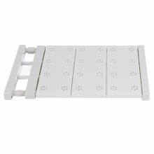 Closet Dividers White Adjustable Non-Perforated Steel