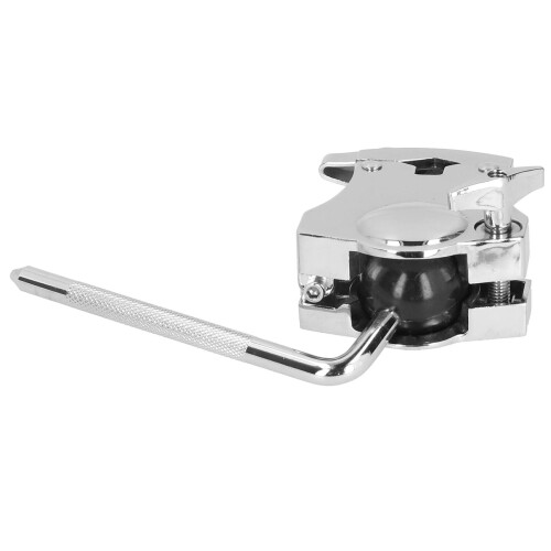 Adjustable Drum Rack Mount Bracket Silver with 360 Rotating Tom Drum Holder for Rack Systems 2