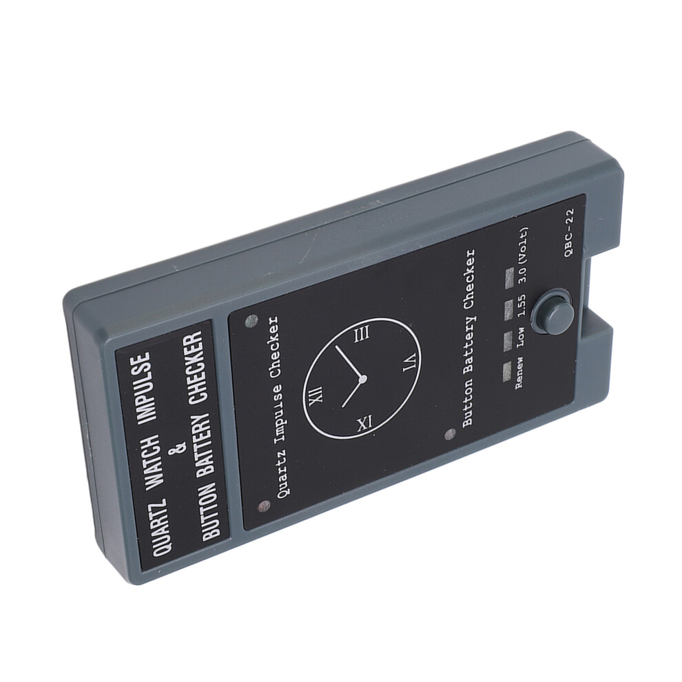 Grey Quartz Watch Battery and Pulse Tester