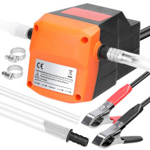 12V Alloy Steel Portable Oil Pump 0.3-2 GPM for Diesel & Motor Oil