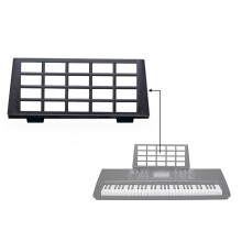 Adjustable Portable Keyboard Music Stand with Reinforced Metal Support, Foldable Durable Holder for Electronic Piano