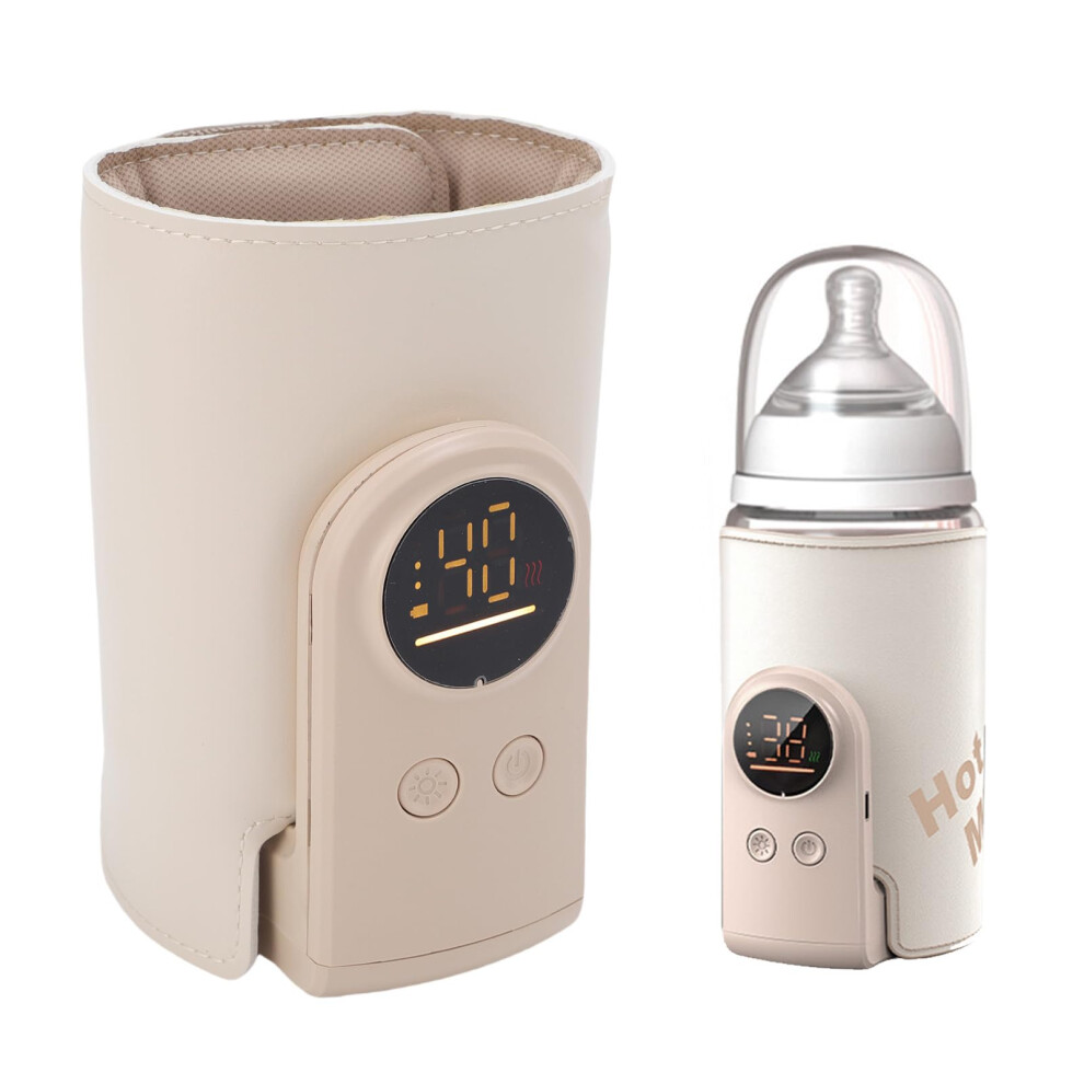 Portable Bottle Warmer With Rapid Heating, Usbc Rechargeable 10000Mah, 48H Temp Hold, Night Light