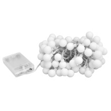Extendable Indoor Christmas Lights, Battery Operated Globe String Lights With2Lighting Modes, Waterproof Outdoor String Lights For Festivals