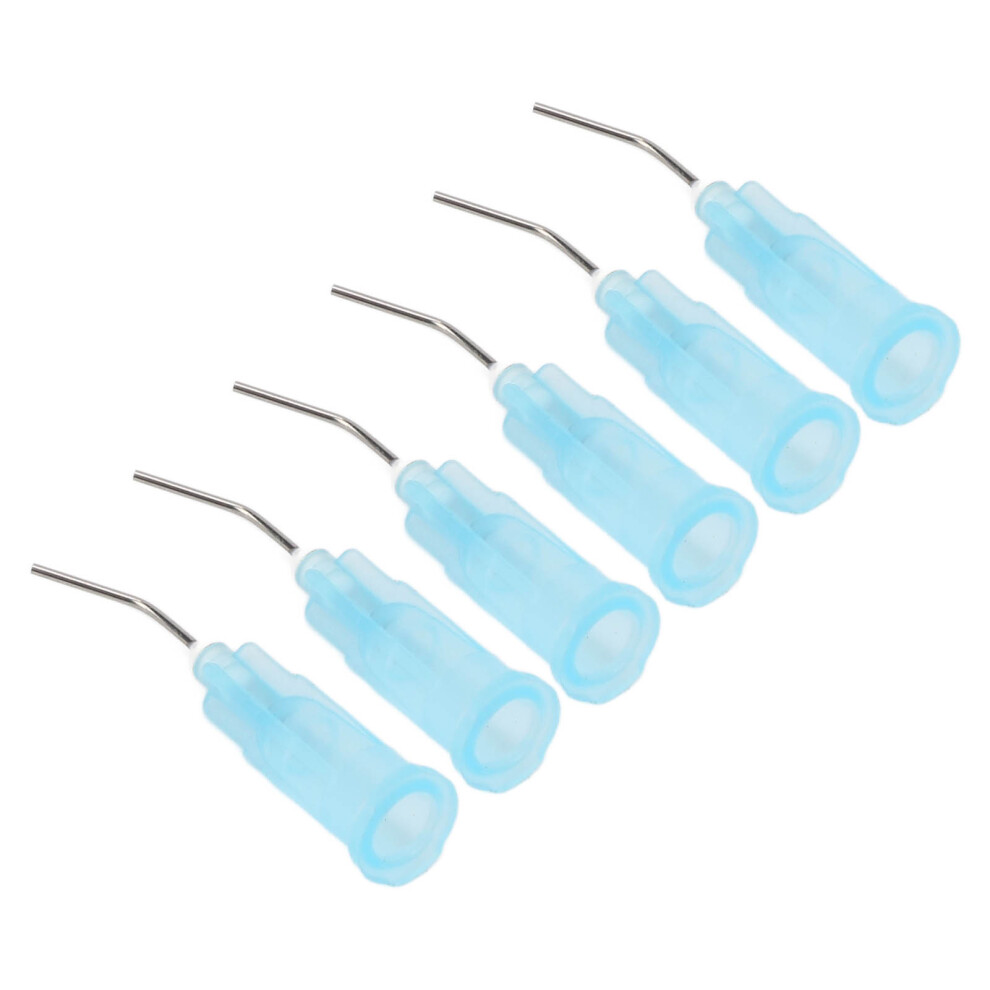 100pcs 22G Disposable Dental Pre Bent Irrigation Needle Tips Plastic