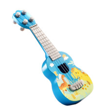 Kids Ukulele with Color Coded Strings and Ergonomic Neck, Dinosaur Paradise Beginner Toy for Ages 38