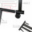 Adjustable 2 Tier Keyboard Stand 16.529.5in with Universal Second Tier Extension Adapter for Dual Keyboard Setup 4