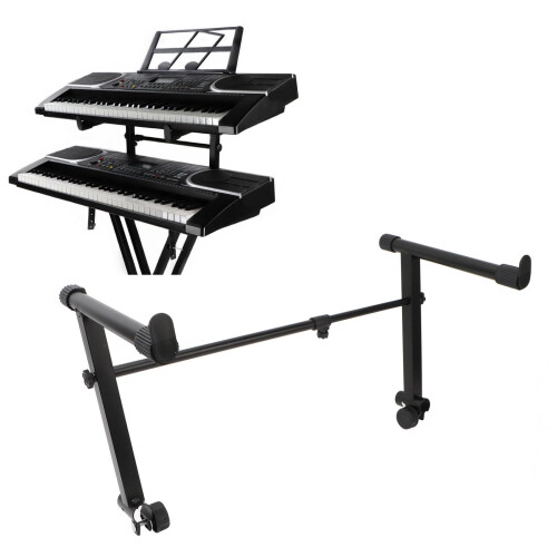 Keyboard Stand Extension Adjustable 42‑75cm Universal Second Tier Riser for Electronic Organ 1