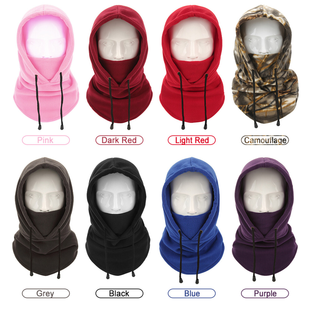 Winter Fleece Face Cover Women Men Windproof Ski Snow Hood Â 33.5*54Cm 8411388264748
