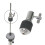 Universal Drum Coupler for Drum Sets, Secure Drum Hardware Connector with Broad Setup Compatibility 2