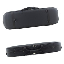 Violin Case 4/4 Full Size Lightweight Oxford with Shoulder Strap and Shock Absorbing Interior