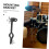 Cowbell Holder Bracket Clamp for Drum Set, Secure Mounting and Quick Installation, Durable Performance 5