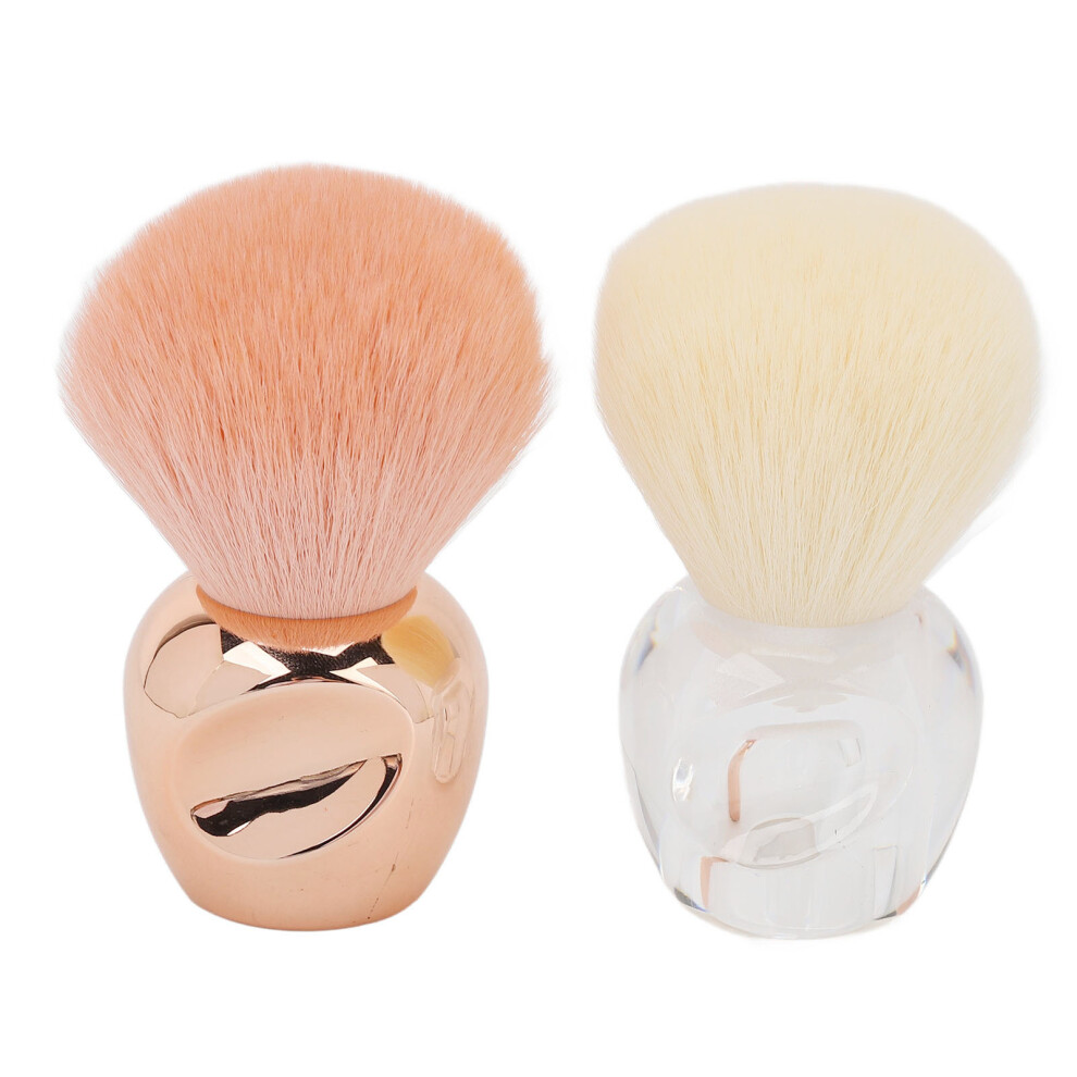 Ultimate Nail Care Companion, Soft Bristle Dust Brush with Functional Design, Comfortable Handle for Salons & Home (2PCS)