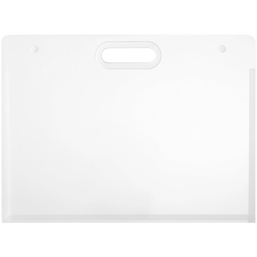 Waterproof Art Portfolio Case with Handle, Durable Plastic Artwork Storage Bag for Designers