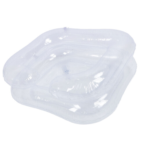 Vasque gonflable en PVC transparente, 62,5  55,5 cm 1