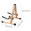 Wooden Guitar Stand for Bass, Foldable Compact Design with Protective Soft Padding and Secure Support 2