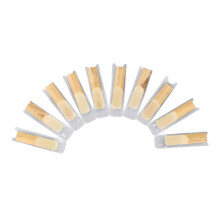 10 pièces d'anches Bb pour clarinette 2,5 7x1,3x0,28 cm beige
