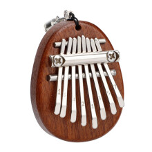 Mini Kalimba Thumb Piano with Clear Melodic Tone, Solid Wood Build, Arc Shape for Beginners