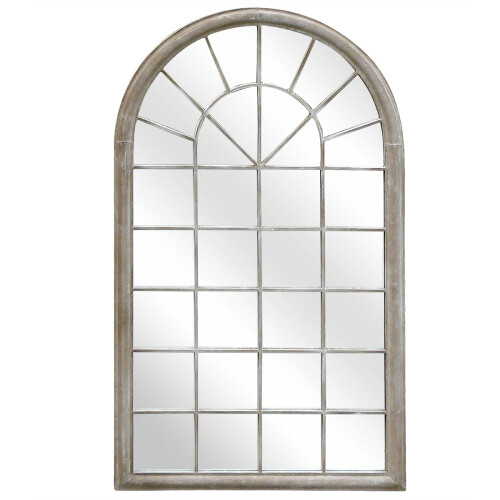 Charles Bentley Charles Bentley Arch Outdoor Wall Decorative Mirror - Natural 1