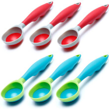 Ice Cream Scoop Set of 6 Nonstick AntiFreeze with Ergonomic Grip Dishwasher Safe Hanging Hole