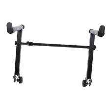 Electric Keyboard Stand with Adjustable Height, Foldable Portable Design for Home and Stage Use