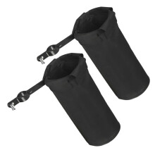 2Pack Waterproof Oxford Drumstick Holder Bag with Shoulder Strap for Drummers