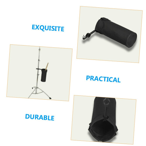 2Pack Waterproof Oxford Drumstick Holder Bag with Shoulder Strap for Drummers 2