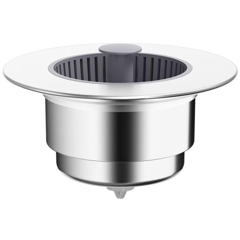 Stainless Steel Kitchen Sink Strainer Basket 3In1 Drain Stopper With Anticlogging Food Catcher 9169991027418
