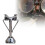 Drum Tom Holder Universal Double Mount with Metal Clamp for Drum Set Stable Adjustable Support 4