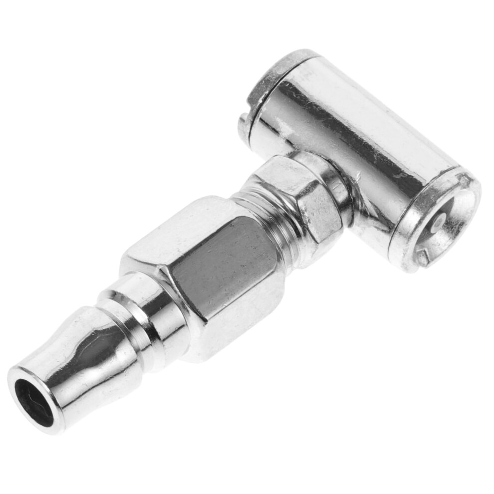 Tire Air Chuck Dualsided With Gauge Metal Nozzle For Fast Tire Inflation And Secure Valve Grip 9169991944685