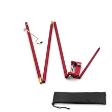 Klappbarer Lampenständer aus rostfreier Aluminiumlegierung, leicht, tragbar, stabil, ideal für Outdoor-Aktivitäten, einfach aufzubauen