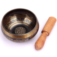 Handmade Copper Singing Bowl Set for Meditation Yoga and Sound Healing with Clear Sustained Tones