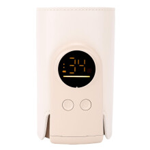 Portable Bottle Warmer for Breastmilk or Formula with Temperature Control, USB Rechargeable, TravelFriendly