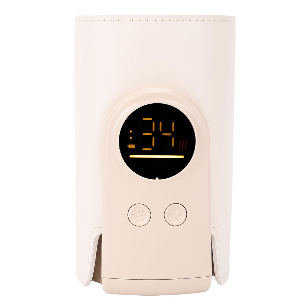 Portable Baby Bottle Warmer USB Rechargeable with Insulated Sleeve Constant Temperature for Travel