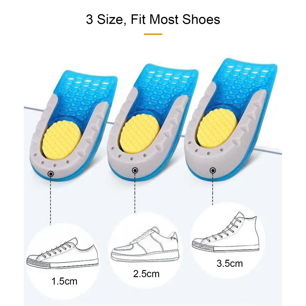 Invisible Heel Lifts for Shoes