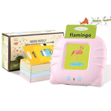 Karten-Lernmaschine für Sichtwörter für Kleinkinder, Pink, 300mAh Akku