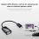 OTG Micro USB Adapter 2 Pack for LG K10, Speed Data Transfer, Keyboard and Mouse Compatible, Black and White 4