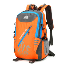 Hochkapazitärer wasserdichter Wanderrucksack 28x47x20cm Orange Kohlefaser