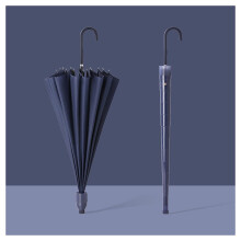 Large Automatic Umbrella Brass Wind‑Resistant Long Handle Rain and Sun Umbrella for Men and Women
