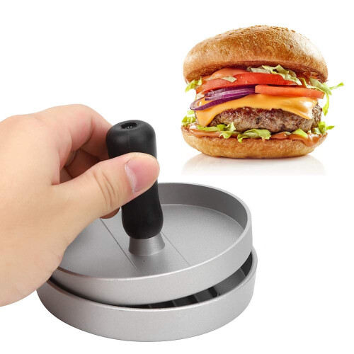 Burger Press Heavy Duty Hamburger Patty Maker with Adjustable Thickness for Kitchen Cooking 2