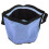 Auffangsicherer Pferdefutterbeutel, Mesh-Nase, 24x24cm, Blau 16