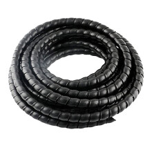 Cable Management Sleeve 14mm Flexible Spiral Cable Wrap 5m Cuttable Wire Organizer for PC TV