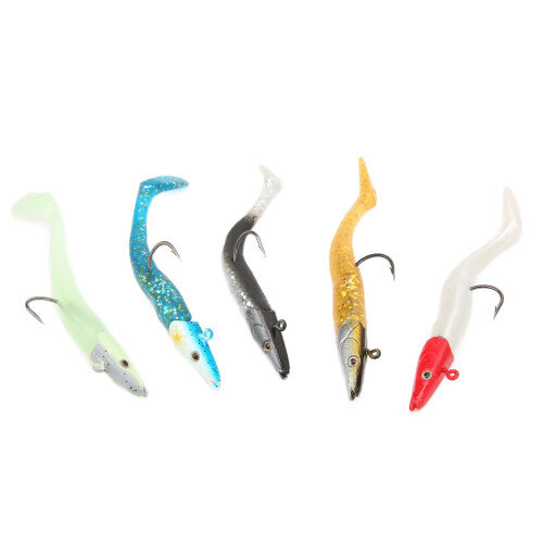 Flexible PVC Fishing Lures Set with Storage Box